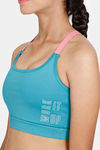 Zelocity Girls Sports Bra With Removable Padding - Biscay Bay — thumbnail 5